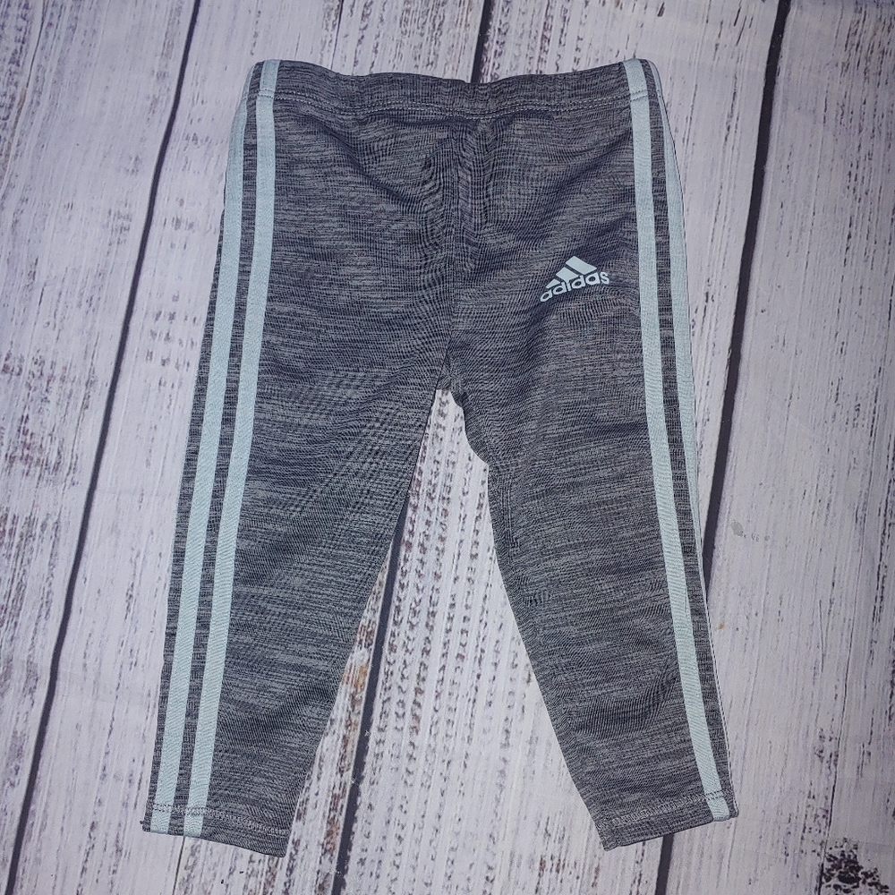 Adidas Pants, Gray and Light blue, Size 18M
